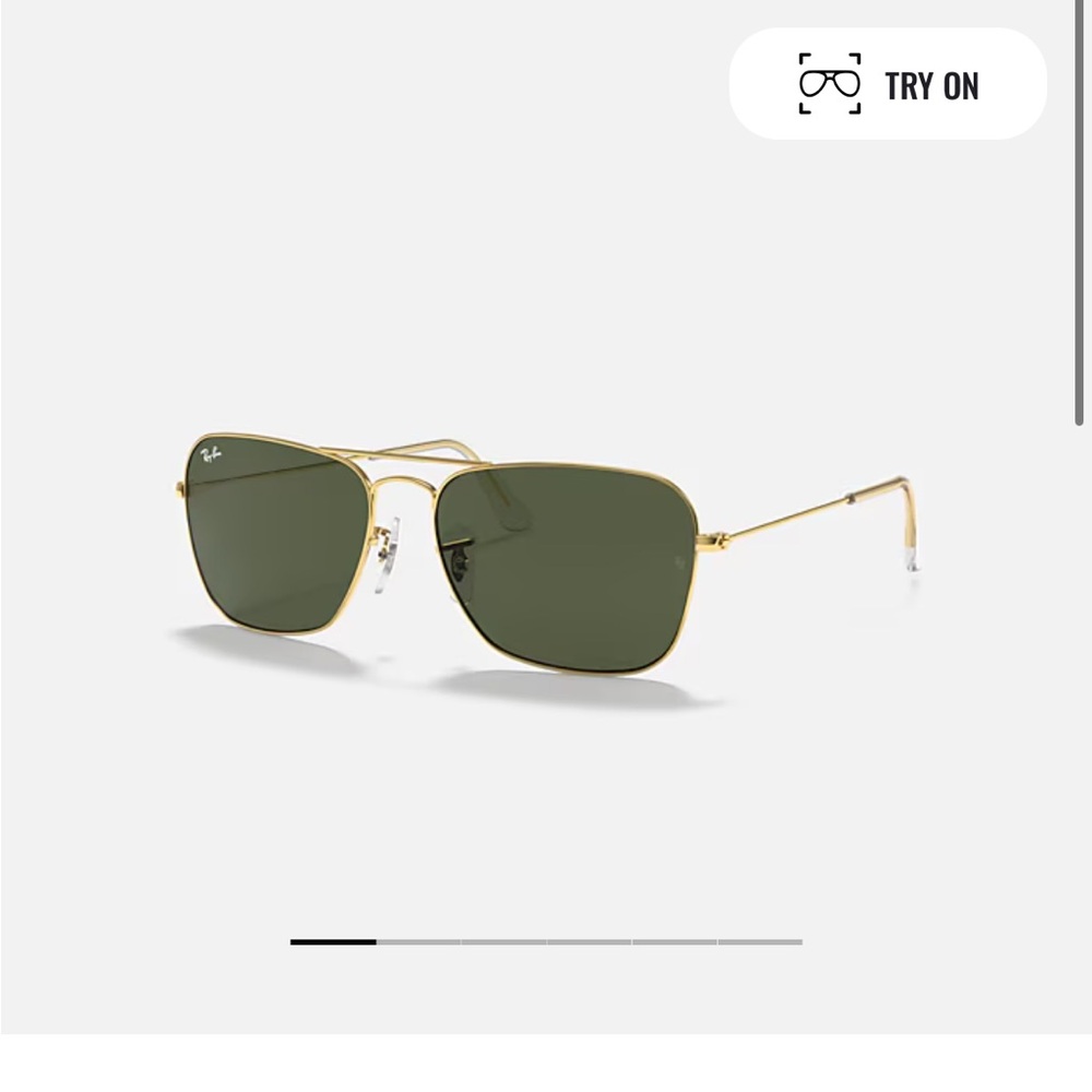 Ray-Ban Caravan R001 Gold Frame - with case! Perfect condition